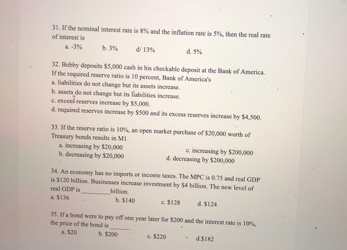 solved-31-if-the-nominal-interest-rate-is-8-and-the-chegg