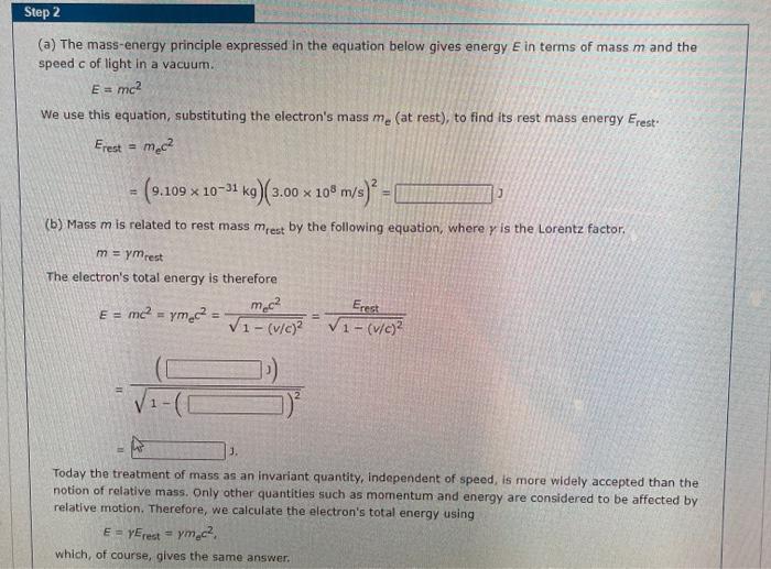 Solved Consider an electron moving with speed 0.803c. (Due | Chegg.com