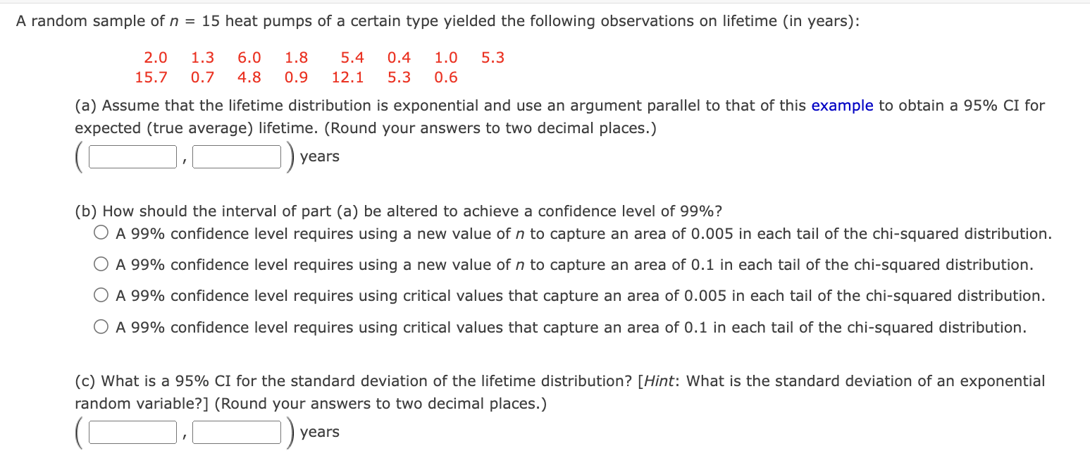 solved-a-random-sample-of-n-15-heat-pumps-of-a-certain-type-chegg