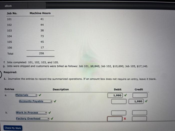 Solved Hildreth Company uses job order costing. The
