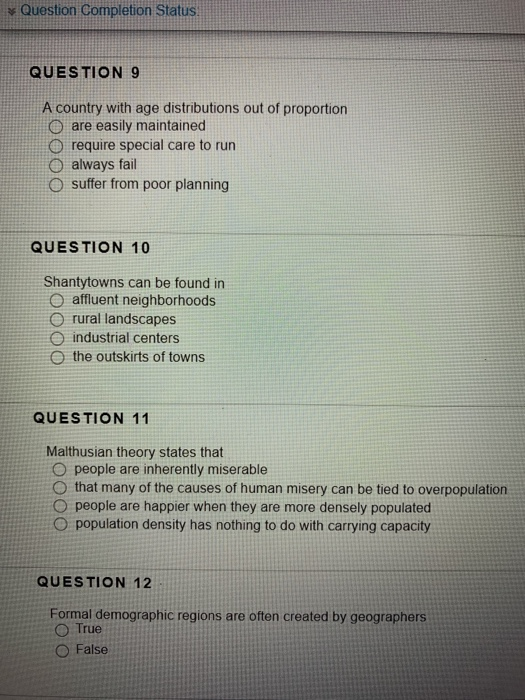 Solved Question Completion Status QUESTION 9 A country with | Chegg.com