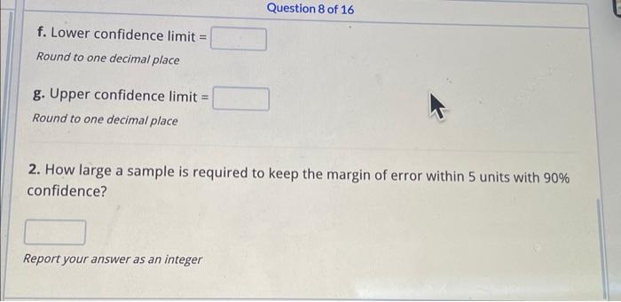 Solved A Random Sample Of 38 Observations With A Mean Of 63 | Chegg.com