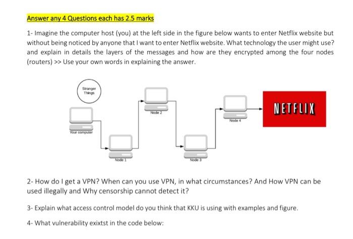 Solved Answer Any 4 Questions Each Has 2 5 Marks 1 Imagine Chegg Com