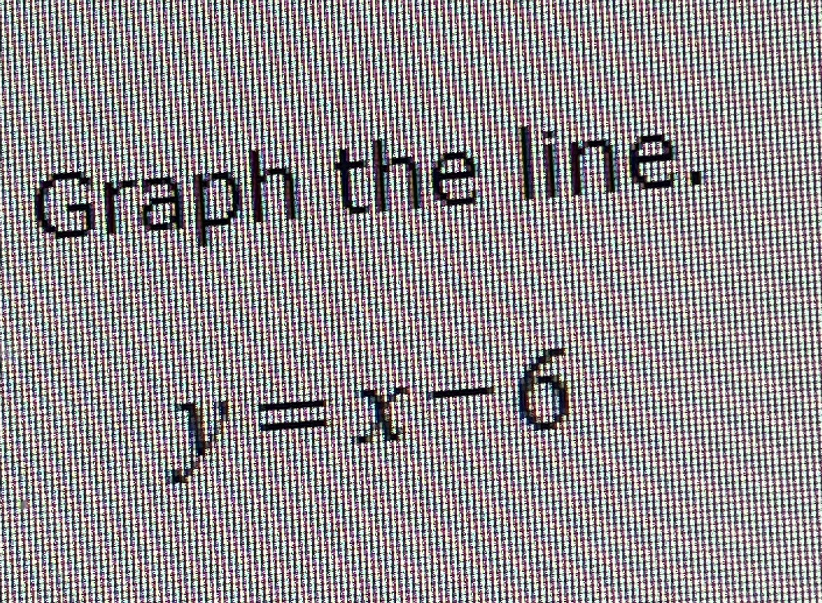solved-graph-the-line-y-x-6-chegg