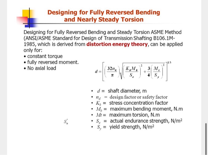 Asme Design Code For Transmission Shafting