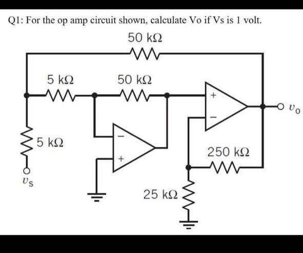 Solved Assume that the op amp in the circuit shown is ideal. | Chegg.com