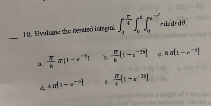 Solved J T1 B 3 C 8 71 E Rdz Drde 0 10 Evaluate Chegg Com