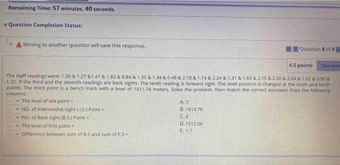 Solved Remaining Time: 57 minutes, 40 seconds. Question | Chegg.com