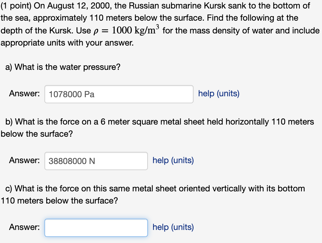 Solved Parts A and B are correct, answer part C | Chegg.com