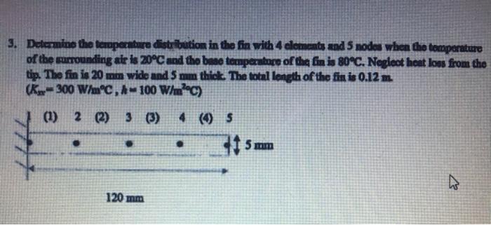 Solved solve Determine the temperature distribution in the | Chegg.com