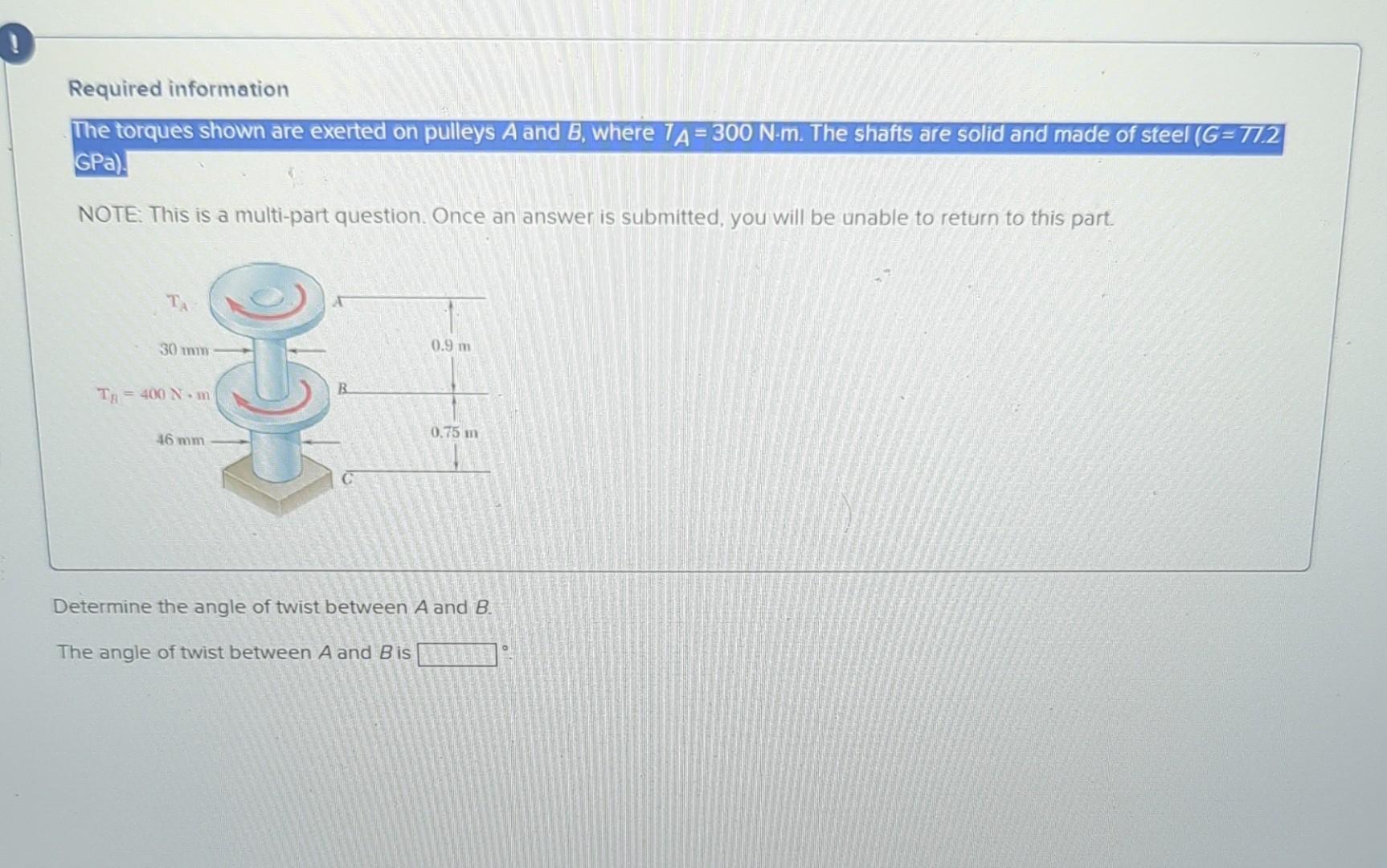 Solved The Torques Shown Are Exerted On Pulleys A And B, | Chegg.com