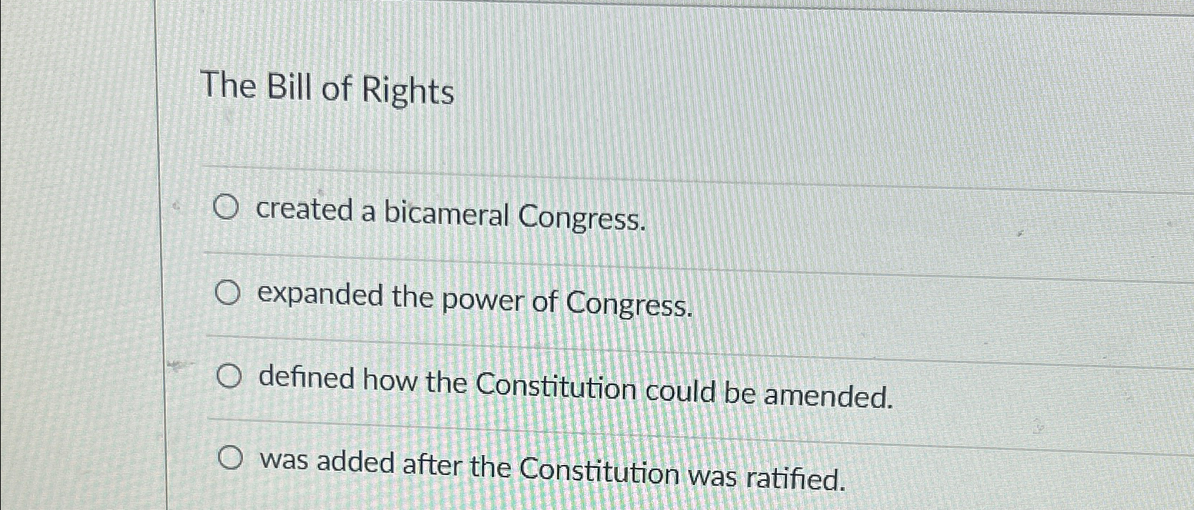 solved the issue of representation created a bicameral congress