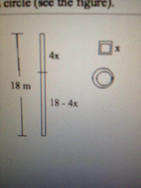 Solved A piece of wire 28 m long is cut into two pieces. One