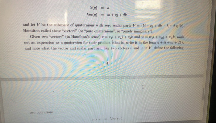 Problem 11 In About 1844 William Rowan Hamilton Chegg Com