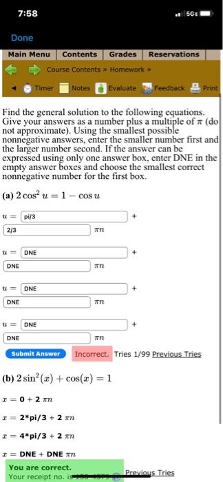 Solved Find the general solution to the following equations. | Chegg.com