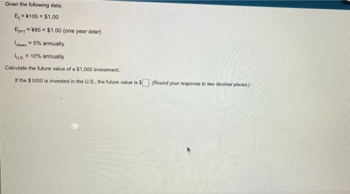 Solved Points: 0 of 1 Save Given the following data: | Chegg.com