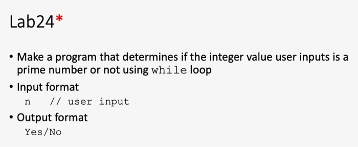 Solved Lab20 • Make a program that displays 0 to n using | Chegg.com