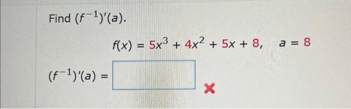 f left x right )=- 3x 5x 2 - 8