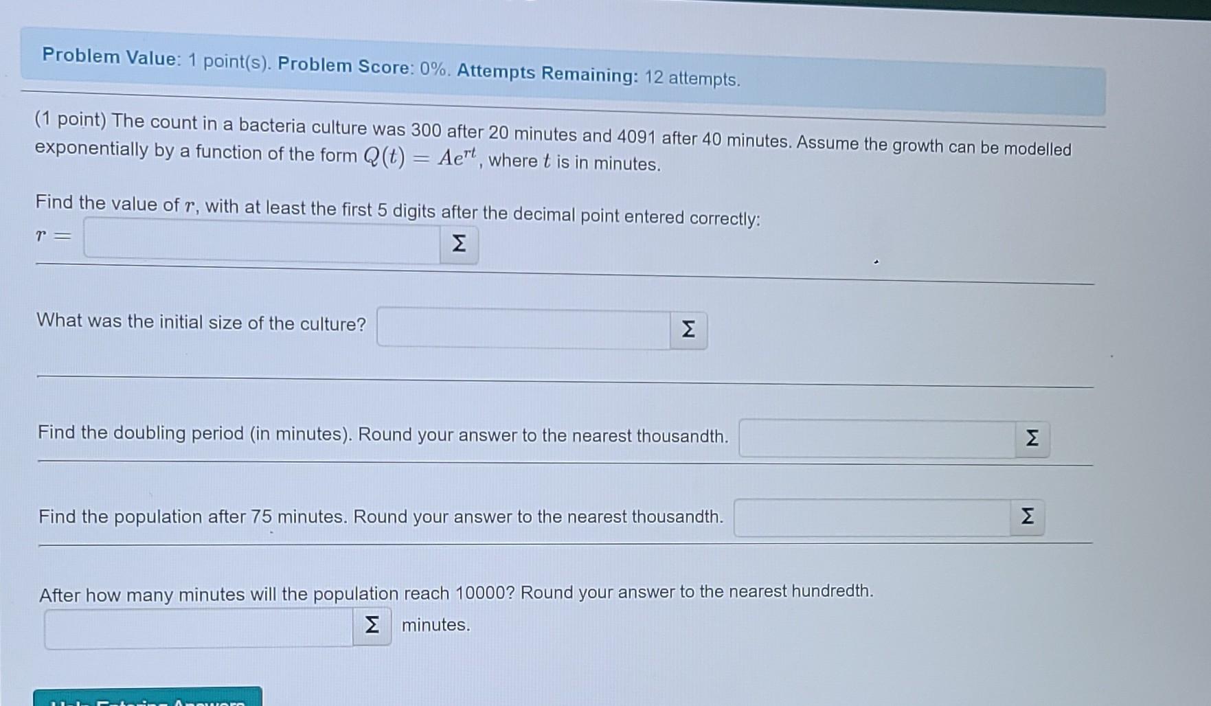 Solved Problem Value: 1 point(s). Problem Score: 0%. | Chegg.com