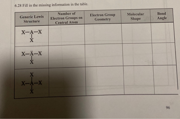 Solved 6.20 Using Lewis theory, determine which molecule in | Chegg.com