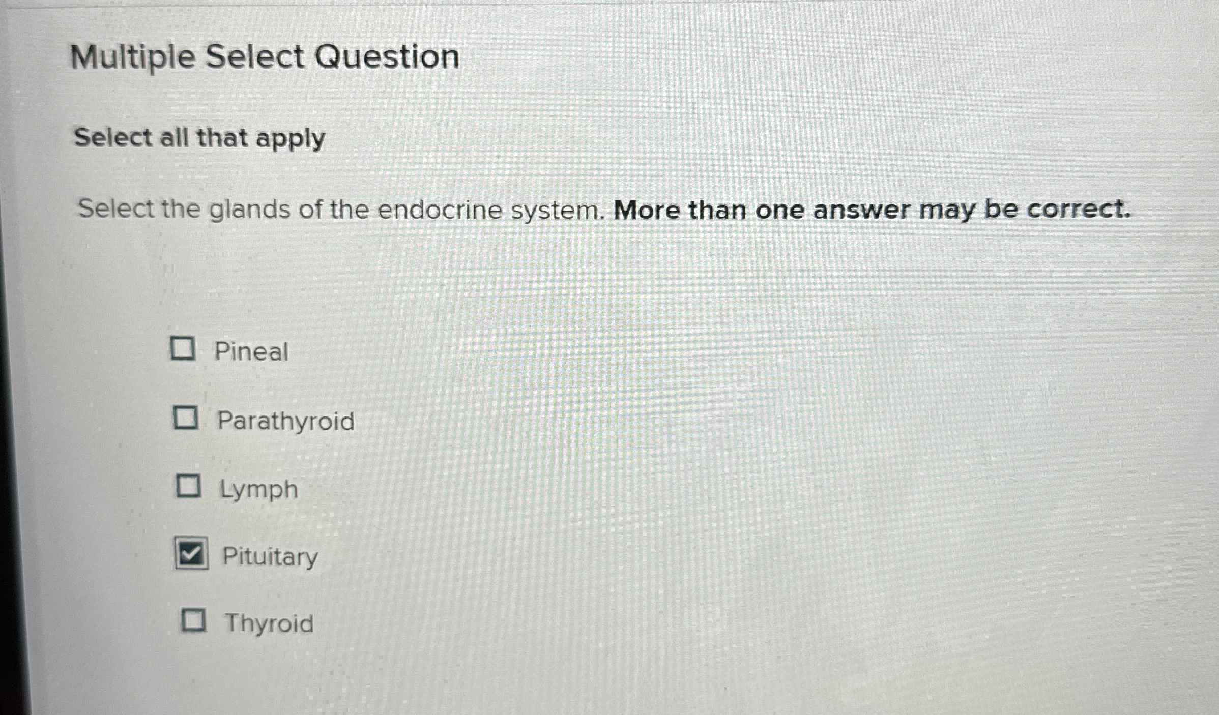 Solved Multiple Select QuestionSelect all that applySelect