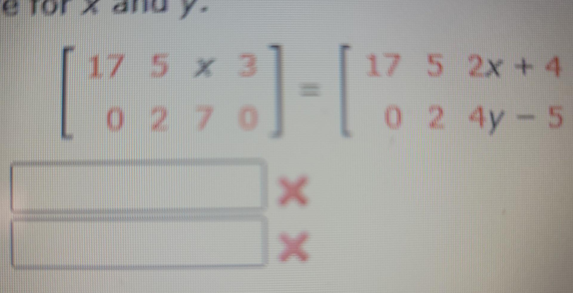 3 2x 5 )- 2 4x 7 )= 7x 17