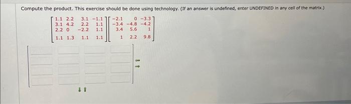 Solved Compute the product. This exercise should be done | Chegg.com