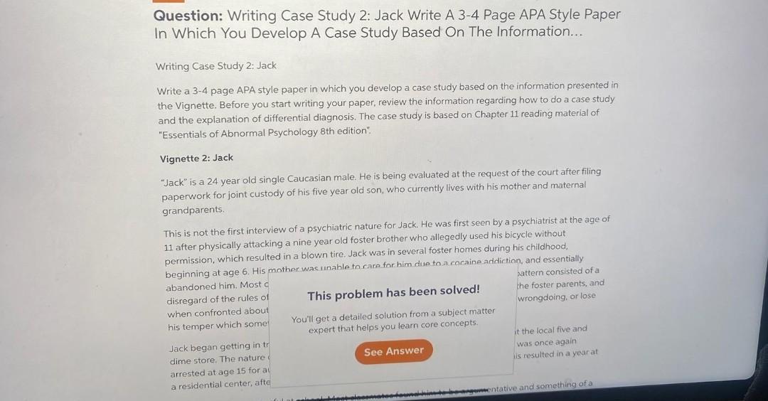 the write weight case study answers