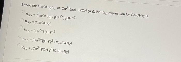 ka ca oh 2