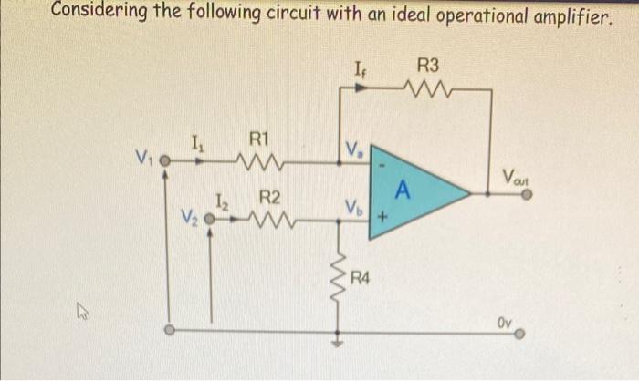 Considering the following circuit with an ideal | Chegg.com