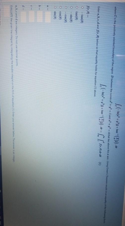 Solved There Is An Error In The Question From Ln X 2 Chegg Com