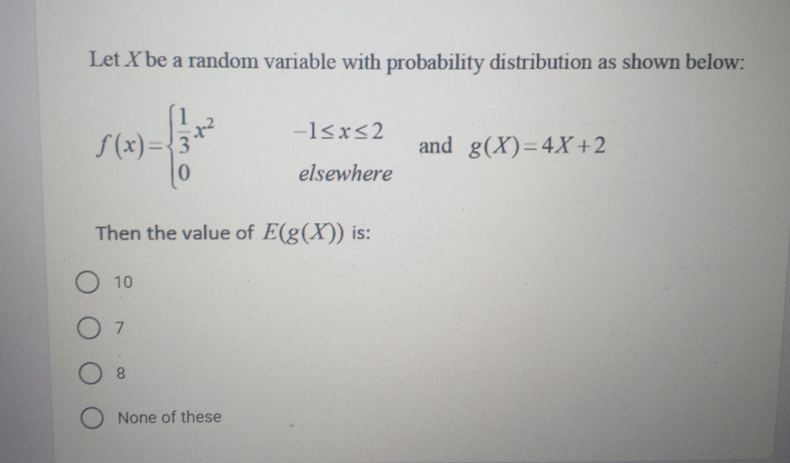 Solved Let X be a random variable with probability | Chegg.com
