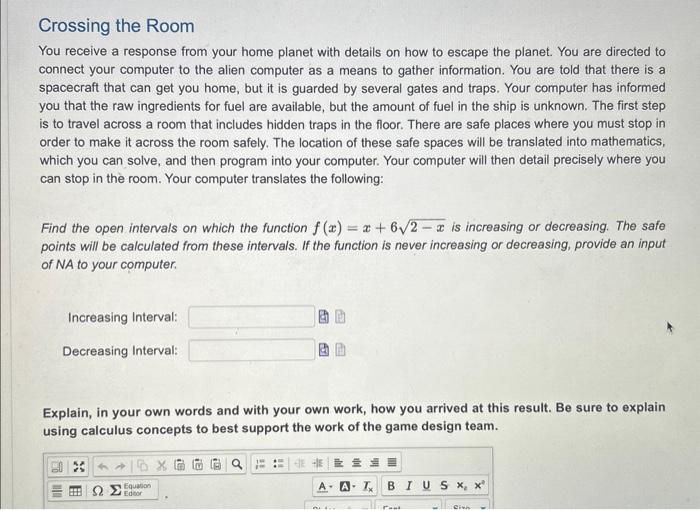 Solved Crossing the Room You receive a response from your | Chegg.com