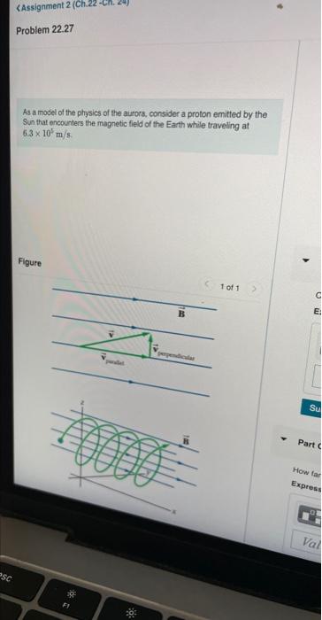 Solved As A Model Of The Physics Of The Aurora, Consider A | Chegg.com