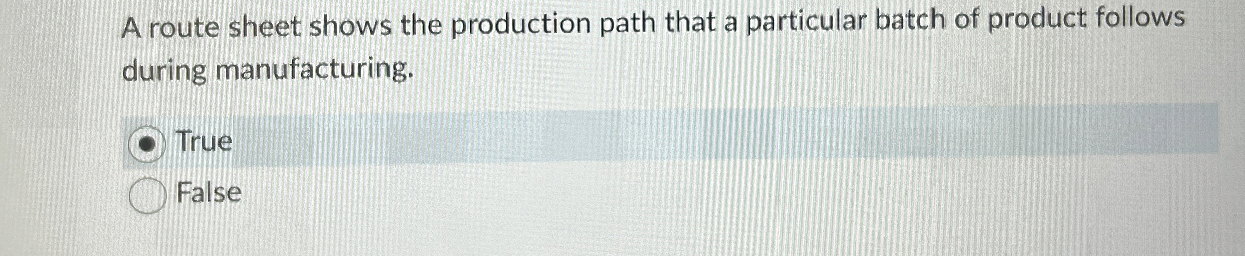 Solved A route sheet shows the production path that a | Chegg.com