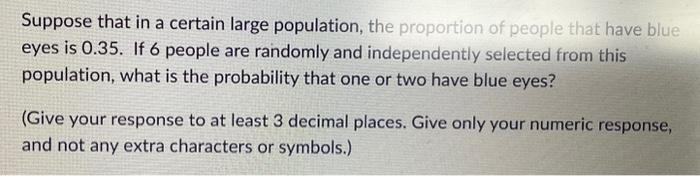 Solved Suppose that in a certain large population, the | Chegg.com