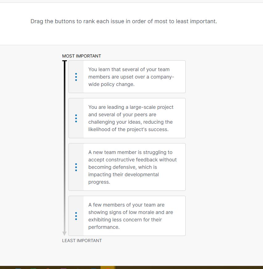 Solved Drag the buttons to rank each issue in order of most | Chegg.com