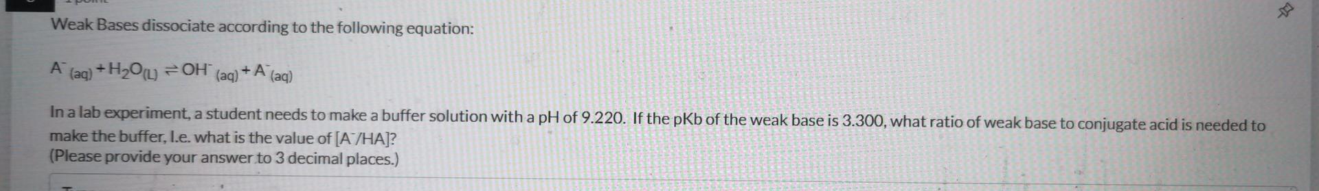 Solved In a laboratory experiment, a student is conducting a | Chegg.com