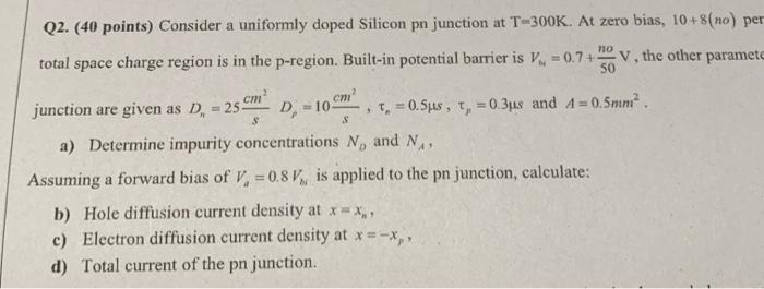 Solved you can write 0 = no , so after your calc. i can put | Chegg.com