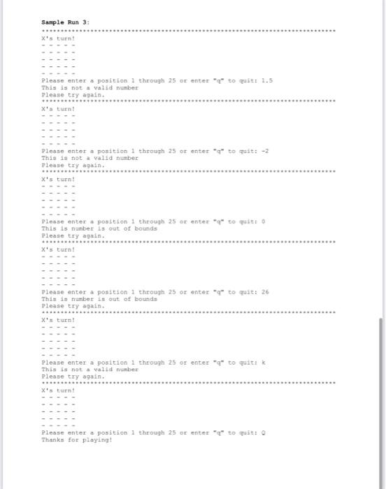 Solved 2 player xo game in python The program should start | Chegg.com