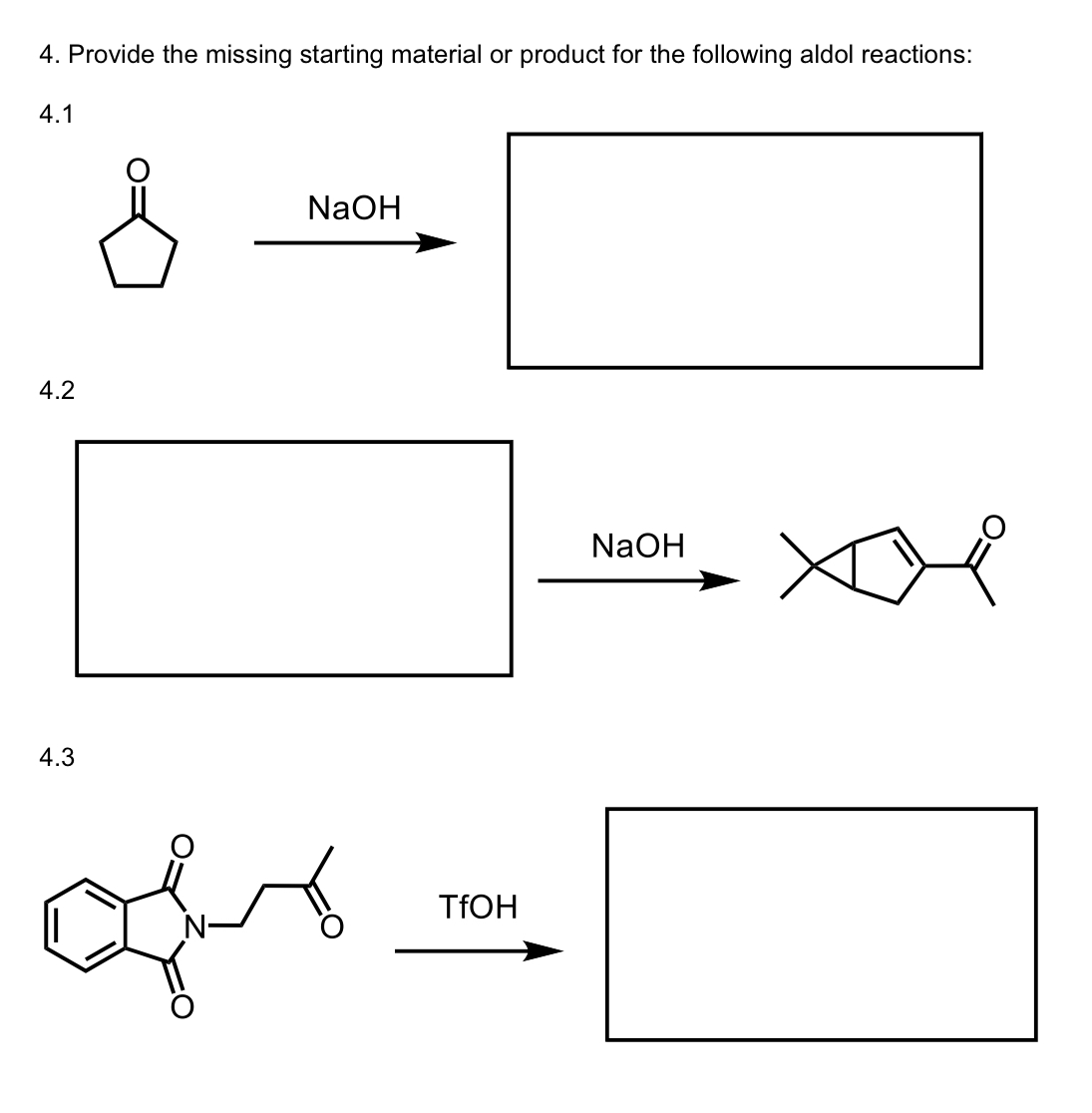 Solved Provide the missing starting material or product for | Chegg.com