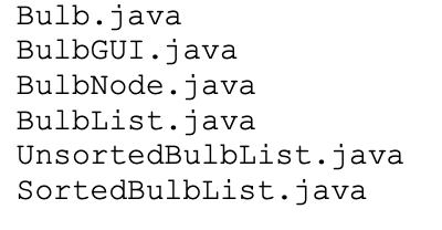 Solved Create a class to represent light bulbs Create a | Chegg.com
