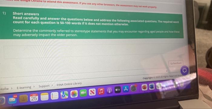 Solved Short answers Read carefully and answer the questions | Chegg.com