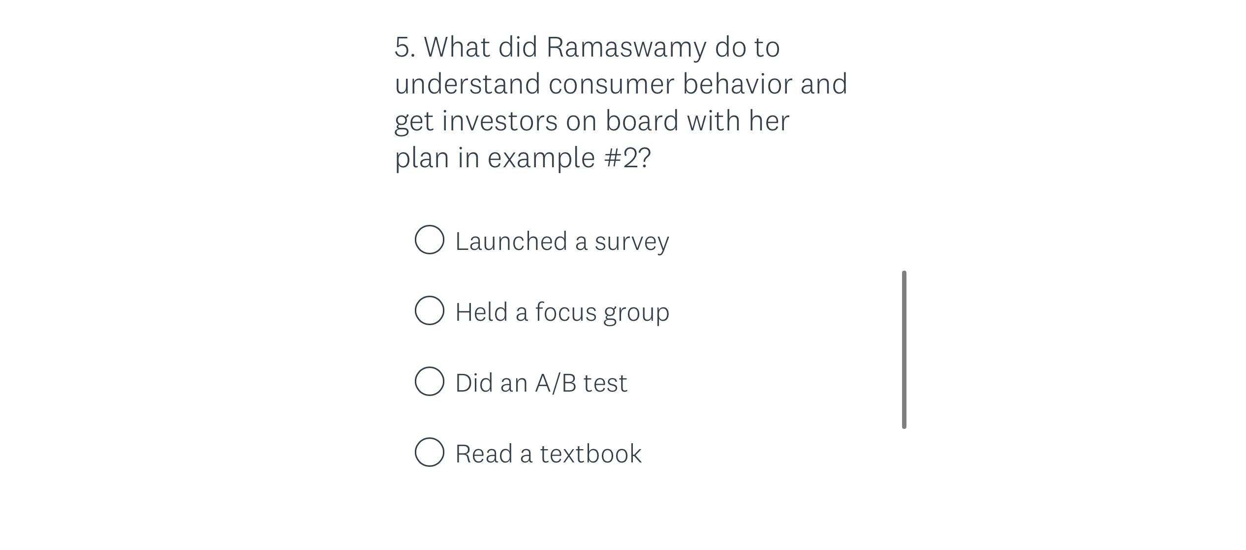 Solved What Did Ramaswamy Do To Understand Consumer Behavior | Chegg.com