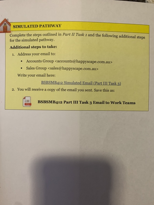 Solved Task 3 - Support the Implementation of the Plan Steps | Chegg.com