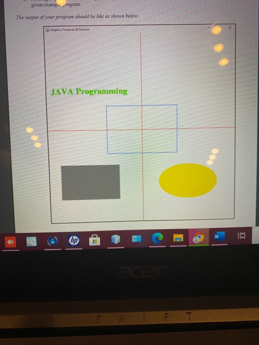 Solved Exercise: Write a java program that draws: 1. A | Chegg.com