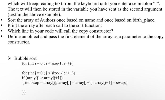 Solved Authors In this lab, you will write a program that | Chegg.com