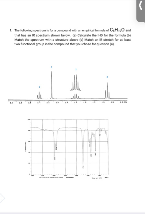 Solved CHEM 321 NMR Assignment CHOOSE THE PROPER STRUCTURE | Chegg.com