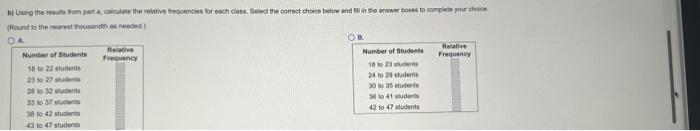 Solved d) Construct a histogram for these data. Choose the | Chegg.com