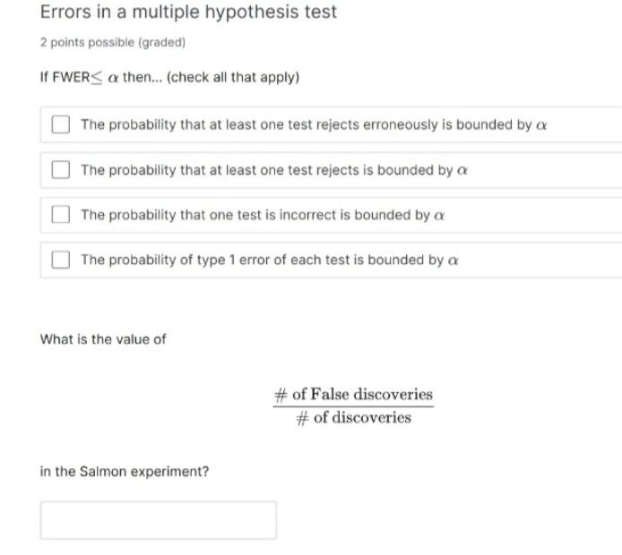 hypothesis test two types of errors